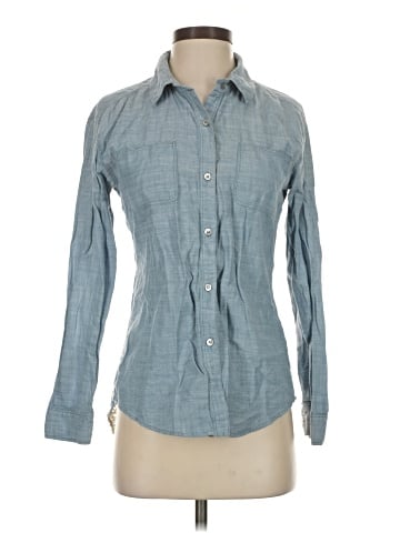 Free People Long Sleeve Button-Down Shirt (view 1)