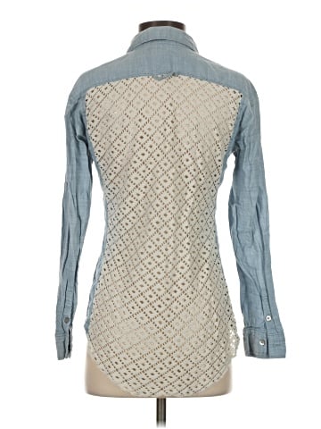 Free People Long Sleeve Button-Down Shirt (view 2)