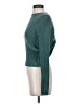 Flat White Teal Turtleneck Sweater Size XS - photo 5