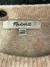 Madewell Color Block Purple Pullover Sweater Size XXS - photo 4