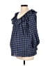 Hatch Blue 3/4 Sleeve Blouse Size XS Maternity (0) - photo 1