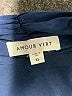 Amour Vert Blue Long Sleeve Blouse Size XS - photo 7