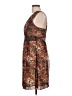 Maurices 100% Polyester Animal Print Brown Cocktail Dress Size L - photo 5