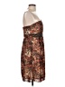 Maurices 100% Polyester Animal Print Brown Cocktail Dress Size L - photo 4
