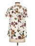 Maurices 100% Polyester Ivory Short Sleeve Blouse Size S - photo 2