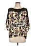 Robert Louis 100% Polyester Gray 3/4 Sleeve Blouse Size L - photo 1