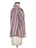 Covington Stripes Multi Color Burgundy 3/4 Sleeve Blouse Size M - photo 4