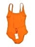 Solid & Striped Solid Orange One Piece Swimsuit Size M - photo 2