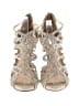 INC International Concepts Metallic Silver Gold Heels Size 7 - photo 2