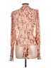 Bardot 100% Polyester Pink Long Sleeve Blouse Size 10 - photo 2