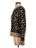 J.Crew Factory Store Animal Print Brown Pullover Sweater Size S - photo 5