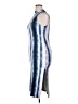 Stradivarius Tie-dye Blue Cocktail Dress Size XL - photo 5