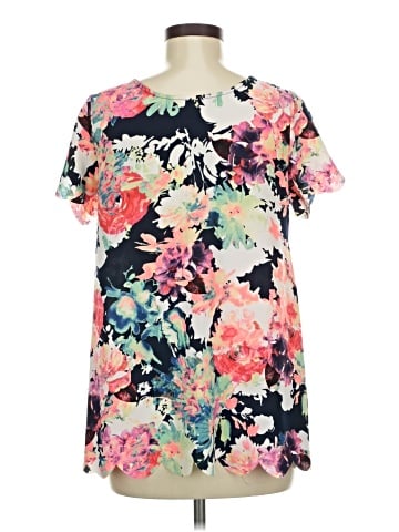 12pm by Mon Ami Short Sleeve Blouse (view 2)