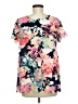 12pm by Mon Ami Pink Short Sleeve Blouse Size M (estimated) - photo 2