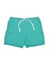 Bella Bliss 100% Cotton Solid Teal Cargo Shorts Size 7 - photo 1
