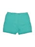 Bella Bliss 100% Cotton Solid Teal Cargo Shorts Size 7 - photo 2