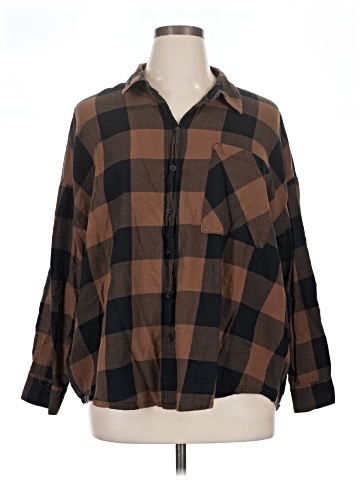 Divided by H&M Long Sleeve Button-Down Shirt (view 1)