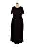 Norma Kamali Solid Black Casual Dress Size 2X - photo 1