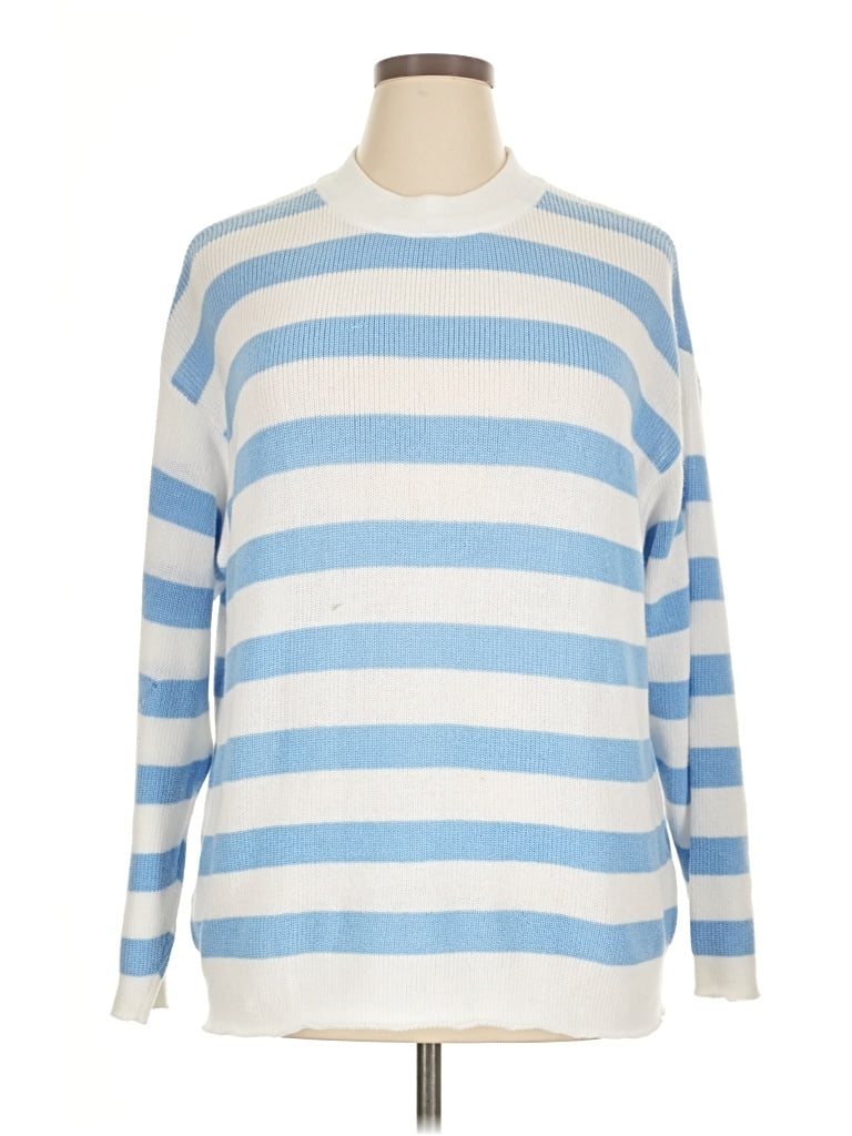 Pre-owned Unbranded Pullover Sweater In Blue