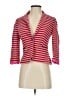 Zara 100% Cotton Stripes Pink Blazer Size S - photo 1