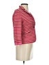 Zara 100% Cotton Stripes Pink Blazer Size S - photo 4