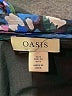 oasis 100% Polyester Floral Blue Cocktail Dress Size 2 - photo 6