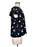 Gap 100% Rayon Black Short Sleeve Blouse Size M - photo 4