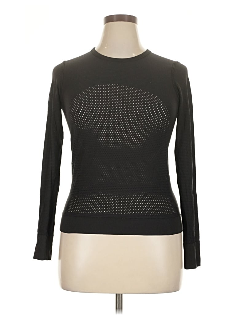 Pre-owned Lululemon Athletica Long Sleeve T-shirt In Gray