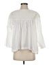 Merlette 100% Pima Cotton White 3/4 Sleeve Blouse Size S - photo 1