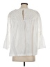 Merlette 100% Pima Cotton White 3/4 Sleeve Blouse Size S - photo 2