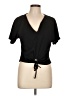 Zara Black Short Sleeve Top Size L - photo 1