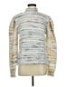 H By Halston Metallic Silver Turtleneck Sweater Size M - photo 1