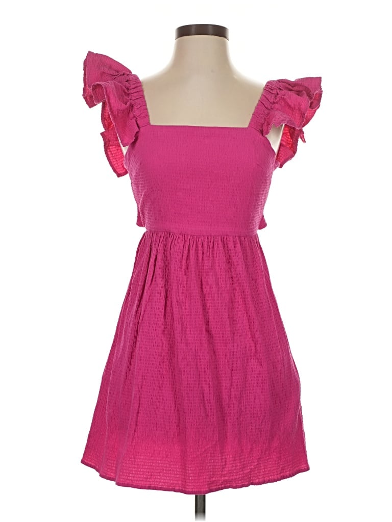 Pre-owned Mi Ami Casual Dress In Pink