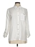 Anne Klein Ivory Long Sleeve Button-Down Shirt Size M - photo 1