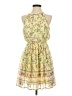 Blue Rain 100% Polyester Floral Yellow Cocktail Dress Size S - photo 1