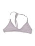 Shein Solid Gray Swimsuit Top Size S - photo 1