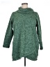 Lands' End 100% Polyester Green Turtleneck Sweater Size 1X - photo 1