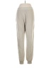Something Navy 100% Cotton Solid Gray Casual Pants Size M - photo 2