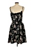 Shein 100% Polyester Floral Black Casual Dress Size L - photo 2