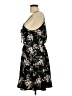 Shein 100% Polyester Floral Black Casual Dress Size L - photo 5