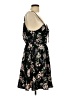Shein 100% Polyester Floral Black Casual Dress Size L - photo 4