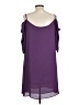 Unbranded 100% Polyester Solid Purple Casual Dress Size L - photo 2