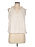 Max Studio 100% Polyester Ivory Sleeveless Blouse Size M - photo 1