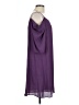 Unbranded 100% Polyester Solid Purple Casual Dress Size L - photo 4