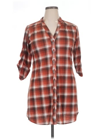 Passport 3/4 Sleeve Button-Down Shirt (view 1)