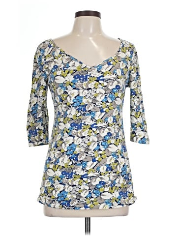 Buttons 3/4 Sleeve T-Shirt (view 1)