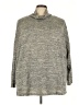 Colleen Lopez Gray Turtleneck Sweater Size 3X - photo 1