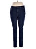 Simply Vera Vera Wang Solid Blue Jeans Size 16 - photo 1