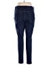 Simply Vera Vera Wang Solid Blue Jeans Size 16 - photo 2