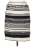 J. McLaughlin Stripes Gray Casual Skirt Size 6 - photo 2